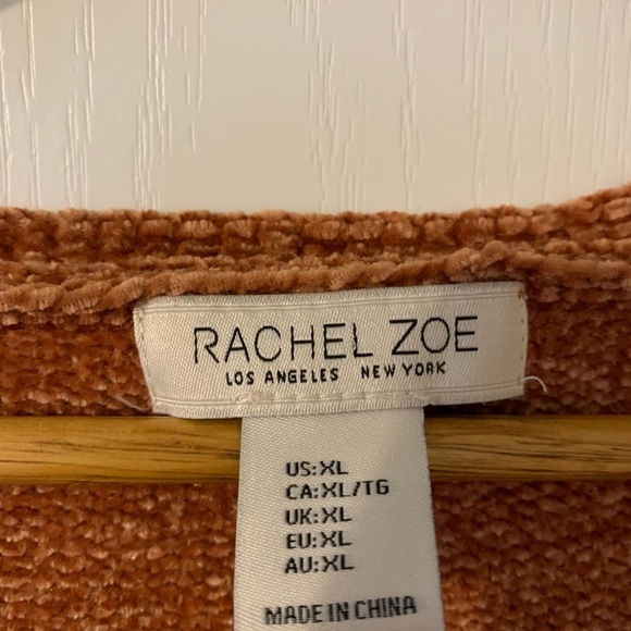 Rachel Zoe V-Neck Sweater - Rust - Picture 3 of 3